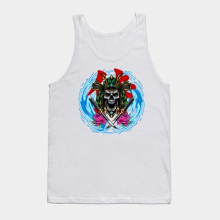 Samurai Skull-1 Tank Top